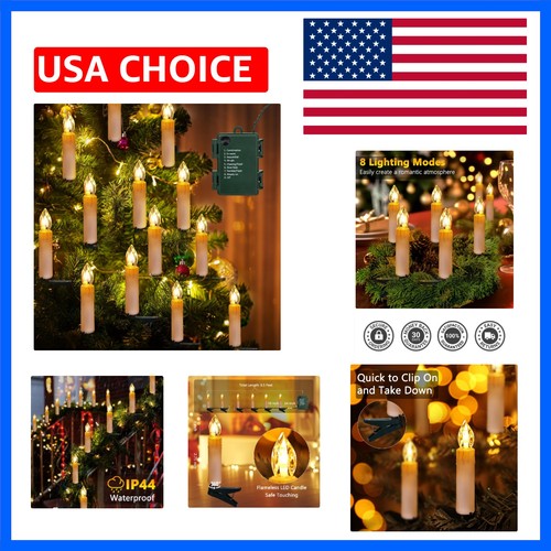 Christmas tree candles lights - christmas,