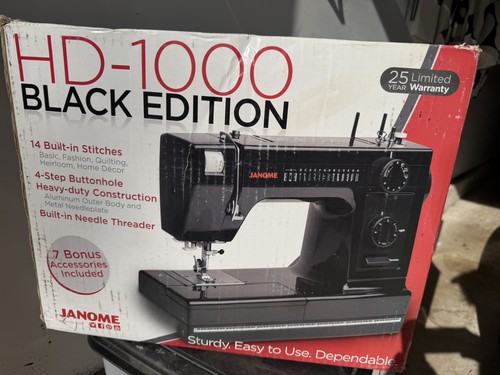 Janome hd1000 black edition - black,