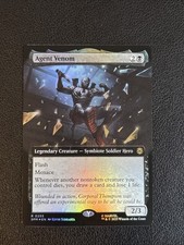 0255 Agent Venom - Spider-Man - Extended Art - Rare - FOIL - MTG