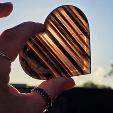 Rare Black Lace Obsidian Love