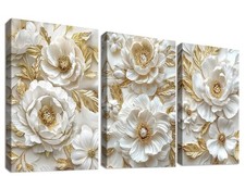 3 Piece Wooden Framed Canvas