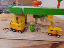 Plan City Wooden Garage Car Repair And Service