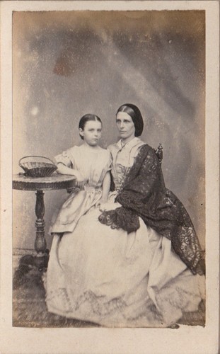 Charming cdv mother daughter - charming,