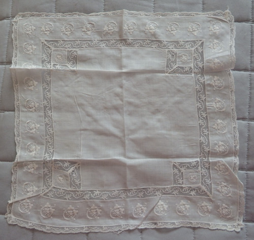 Antique linen and handmade - and,