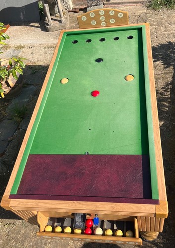 Bar billiards slate table with - bar,