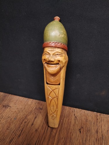 Antique figural carved wood - figural,