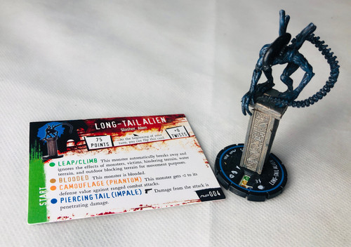 Horrorclix long tail alien - horrorclix,