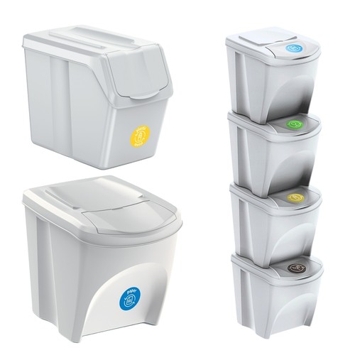 Sorting bins recycling - sorting,