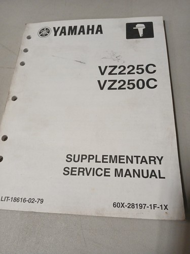 Yamaha lit 18616 - yamaha, vz225c