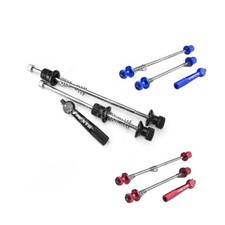 Road Bike MTB Wheel Axle Front & Rear Locking Security Anti Theft Skewer Set
