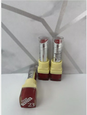 3 x Bourjois Lipstick Shine Edition 23 Grenadine Colour Red Lips Semi-Matte Lip