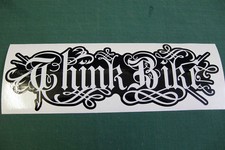 1 THINK BIKE STICKER v009