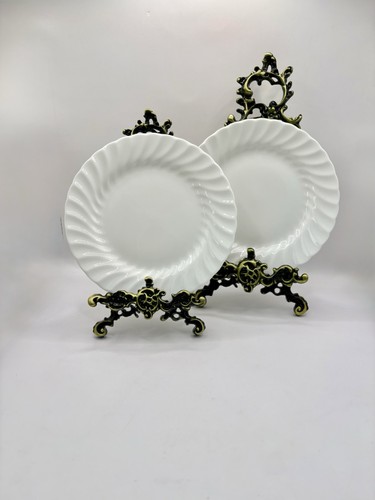 Pair vintage wedgwood white - vintage,