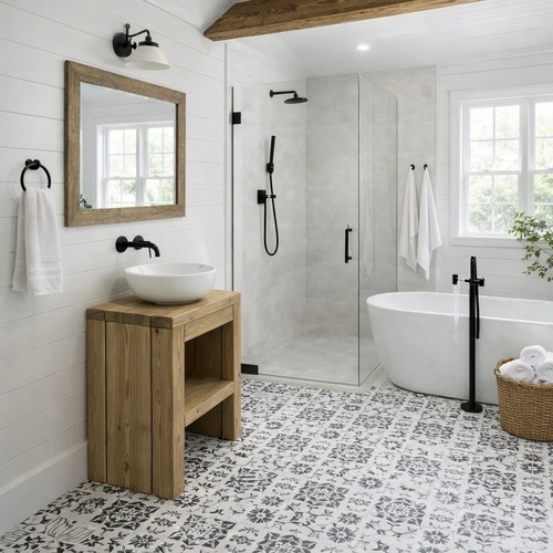Solid wood washstand - solid, sink