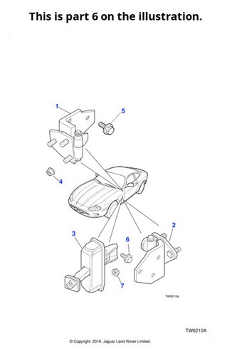 Jaguar flange head - screw, xk8