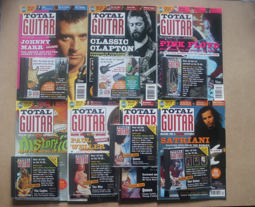 Total guitar magazines cd s - guitar, cd's