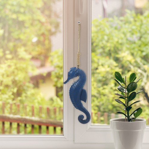 Wooden seahorse decor wall - decor,