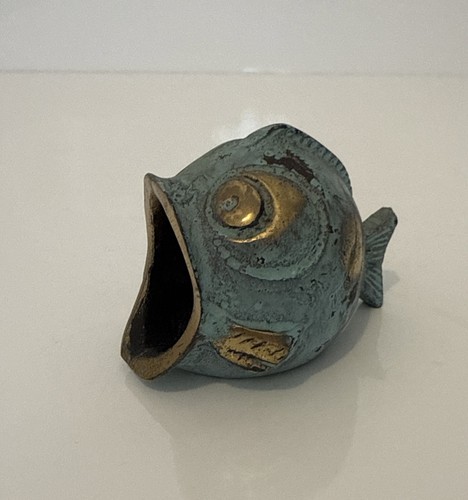 Bronze fish ashtray 1950s - 1950s, /