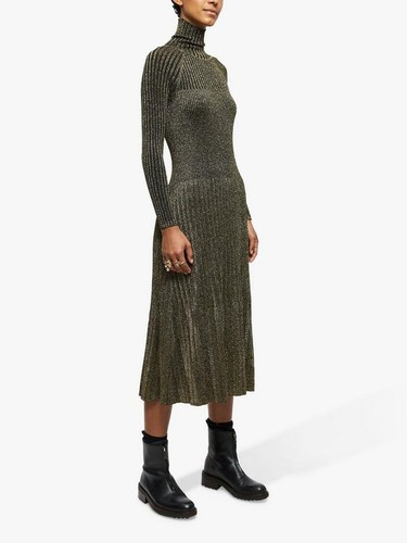 Women gold dress size new - women,