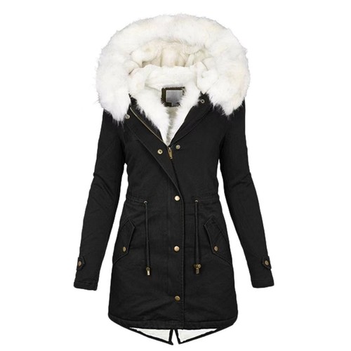 Fur fleece hooded jacket - fleece,