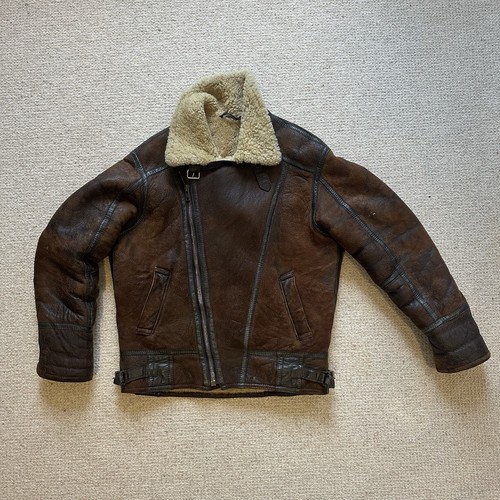 Sheepskin leather aviator - sheepskin,