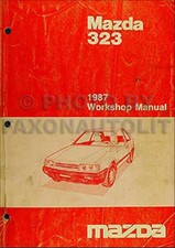 1987 Mazda 323 Shop Manual 87