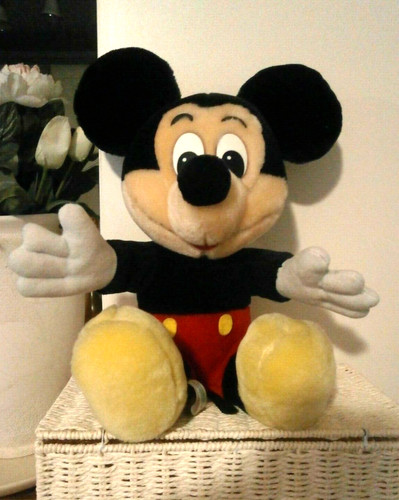 Vintage mickey mouse plush - vintage,