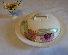 MUFFIN DISH. GRAYS POTTERY VINTAGE HANDPAINTED 1934+