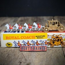 Zebra Toys, Benbros Miniature Model Royal Coronation Horse & Carriage