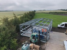 Steel building, storage unit, garage 10m x 16m x 4m frame only