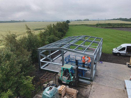 Steel building storage unit - steel,