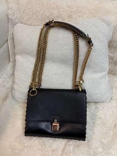 Fendi kan leather chain bag - fendi,