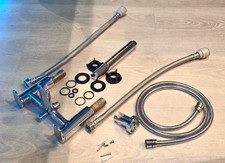 Cooke & Lewis 122018 Bath Shower Mixer Tap With Fittings Hoses Head Washers Nuts