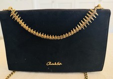 Charles &Keith Black Suede