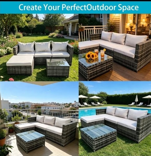 Seater rattan garden - 4,