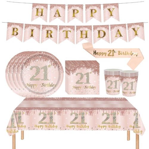 Rose gold 21st - , birthday