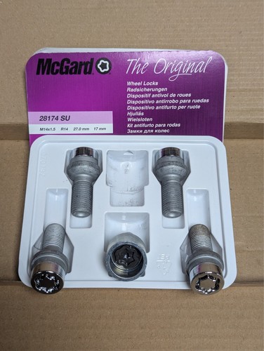 Locking wheel bolt set m14x1 - locking, m14x1.5