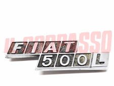 Chromed Rear Bonnet Badge Fiat
