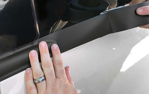 Matte black wrap blackout band - matte,