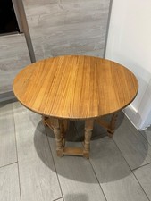 Vintage Pine Drop Leaf Gateleg Table