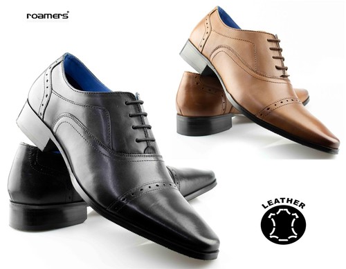 Mens leather smart casual - mens,