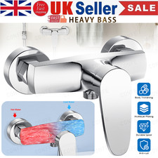 Single Lever Chrome Finished Shower Mixer Valve Bar Wall Mounted Shower Faucet