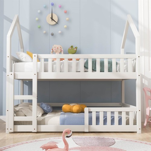 Bunk bed pine wood - bunk, kids