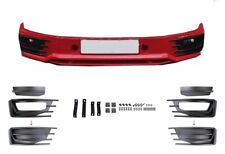 VW Transporter T6 Front Bumper Spoiler Sportline Kit Painted SALSA RED LA3H