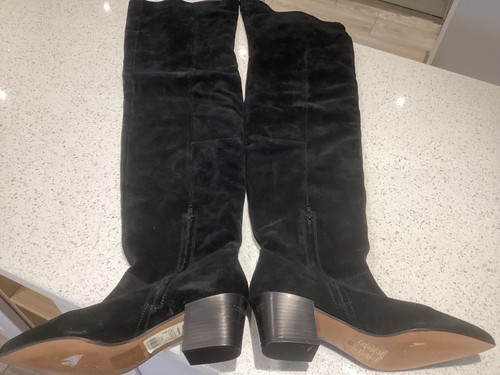 River island black suede - island, over