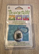Bandai Tamagotchi V1 Virtual Pet Silver Black Original 1996 1997 