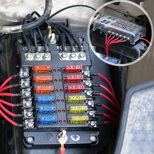 Way blade fuse box - blade, block