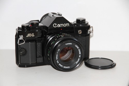 Tested canon black slr - a-1,