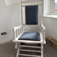 Antique / Vintage Painted Children's Rocker Rocking Chair - so sweet