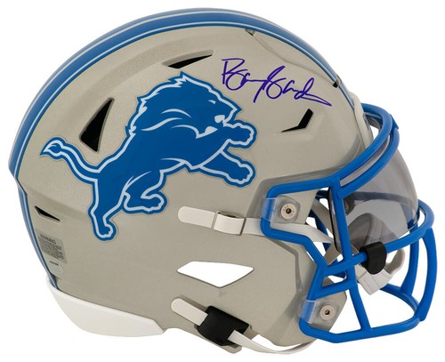 Barry sanders signed lions - barry,